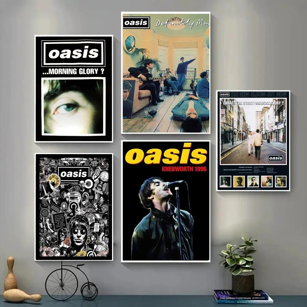 

Poster Prints Band T-The R-Rain Cool O-Oasis 2024 Music Album Cover Star Canvas Painting Wall Art Picture Living Room Home Decor
