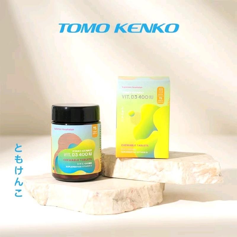 

Terlaris Tomo Kenko D3 400 IU Chewable (kunyah) High Quality