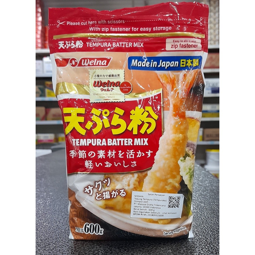 

WELNA TEMPURA BATTER MIX 600 GR
