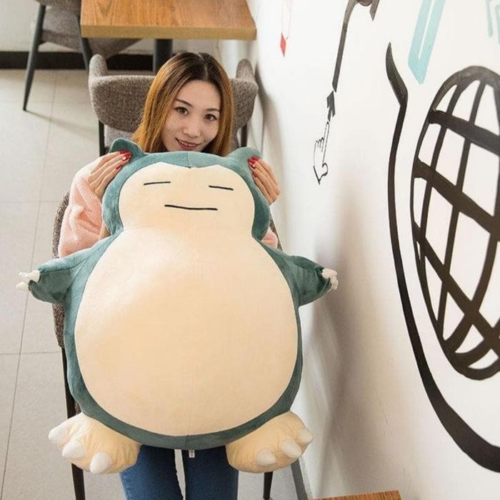 terbaru boneka pokemon boneka snorlax boneka pikachu snorlax jumbo 80cm boneka