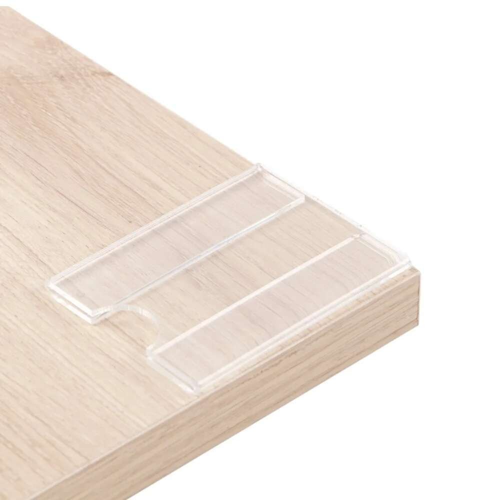 

20PCS 10X7CM Self Adhesive Table Sign Price Tag Label Display Frame Price Paper Card Holder for Supermarket Gift Store