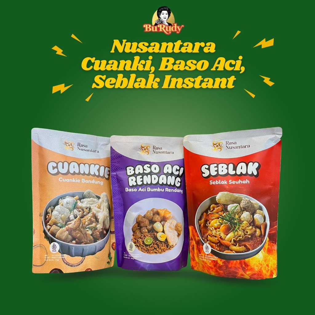 

Nusantara Instan Snack – Bakso Aci Rendang, Cuanki, Seblak | Camilan Viral Kekinian 125gr