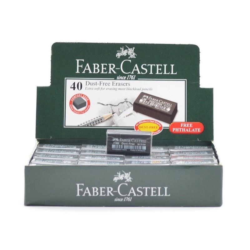 

Penghapus Faber castell hitam kecil ( 1pak/40pcs )