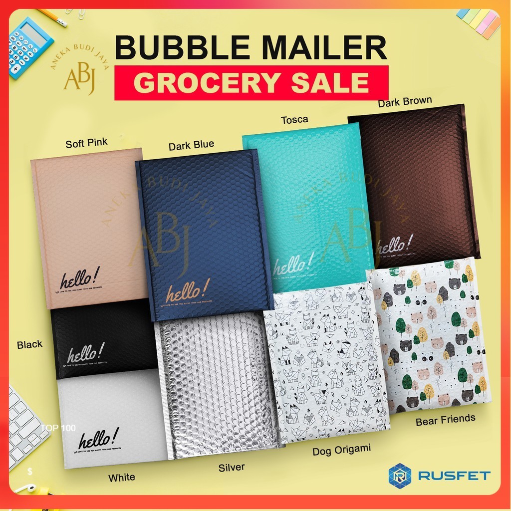 

Amplop Bubble - Bubble Mailer Rusfet -