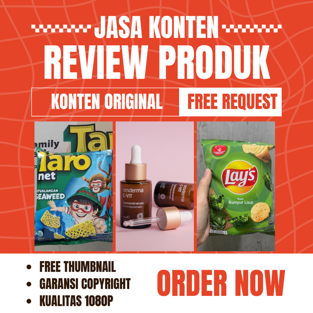 Jasa Konten Review Produk Termurah dan Bergaransi