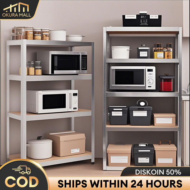 Rak Susun Kayu Rak Susun Serbaguna Rak Besi Rak Besi Rak Dapur Serbaguna Rak Gudang Rak Supermarket