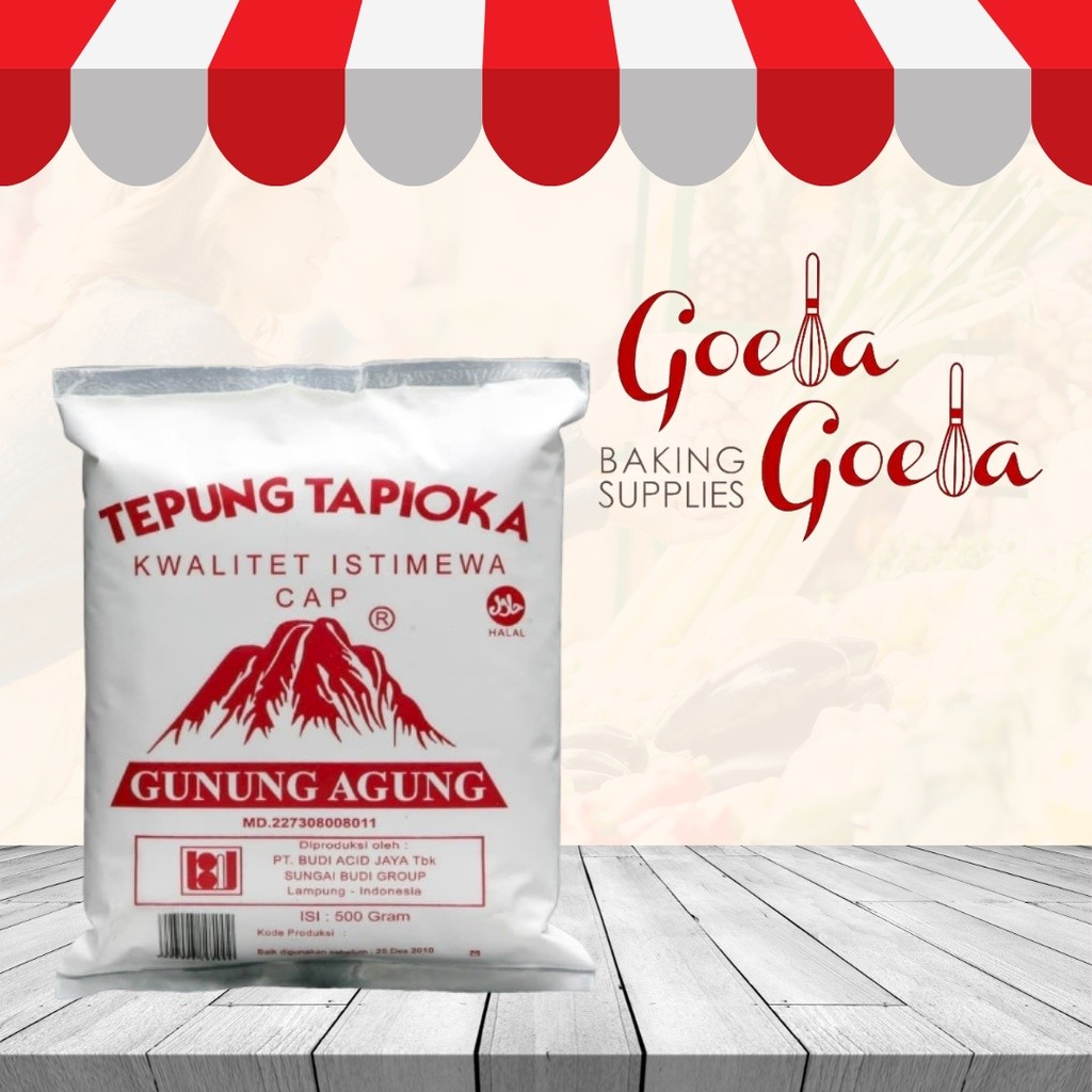 

Tepung Tapioka Gunung Agung 500gr