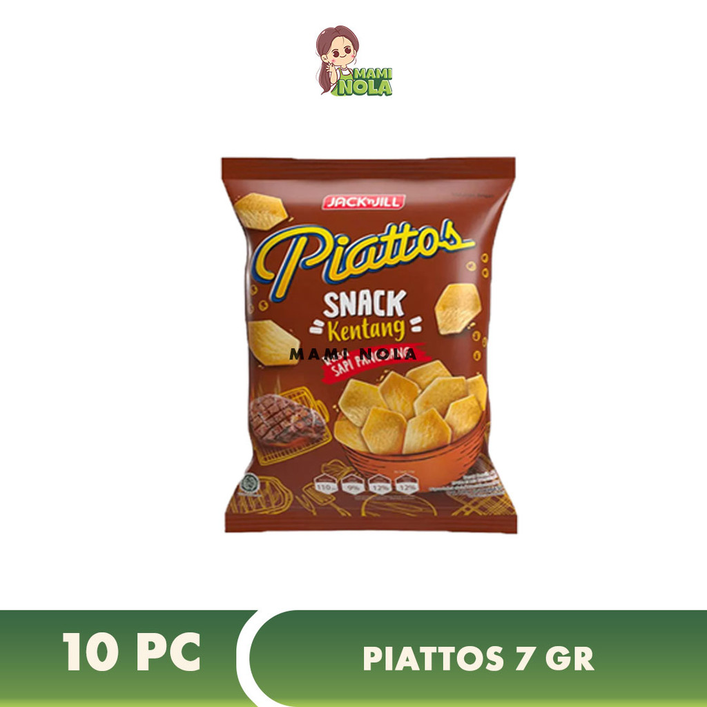

Piattos Piatos Jack n Jill Snack Kentang Chips 7gr x 10 pc