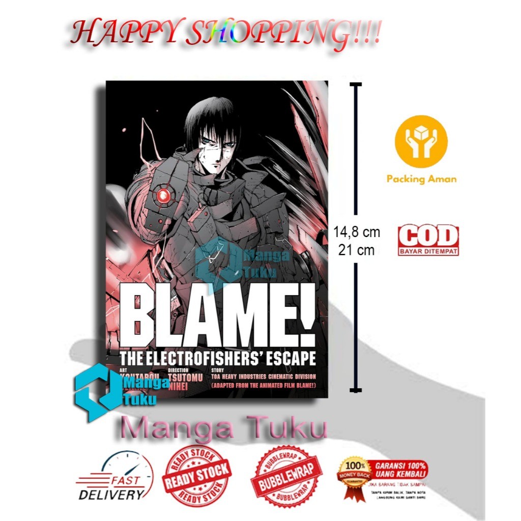 BLAME Movie Edition The Electrofishers' Escape by Tsutomu Nihei - Manga Tuku