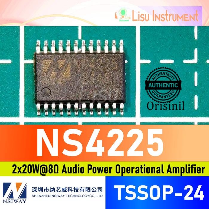 NS4225 2x20W@8Ω Audio Power Operational Amplifier TSSOP-24 ORIGINAL