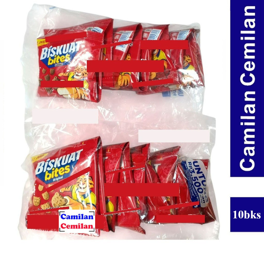 

Biskuat Bites Biskuit Original Cokelat Renceng isi 10 x 18 gr