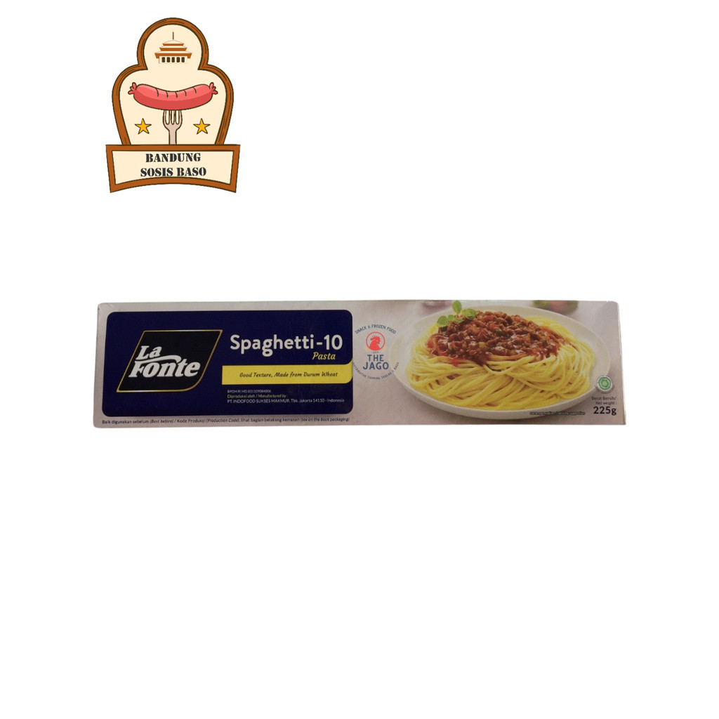 

La Fonte Spaghetti 225gr - Pasta Lezat & Kenyal, Mudah Diolah
