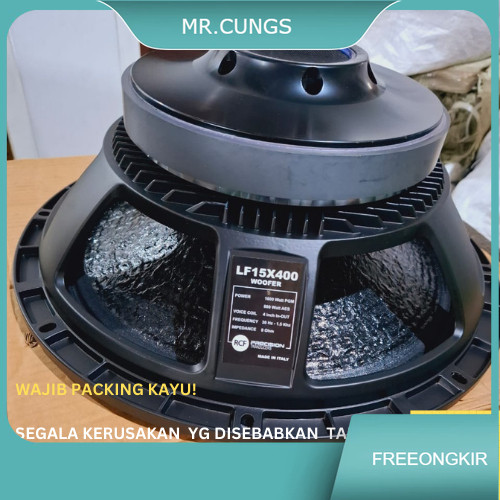 [ WAJIB PACKING KAYU ]  SPEAKER RCF 15 INCH LF15X400 / LF15 X400 SPIKER KOMPONEN 15 IN WOFFER COIL 4