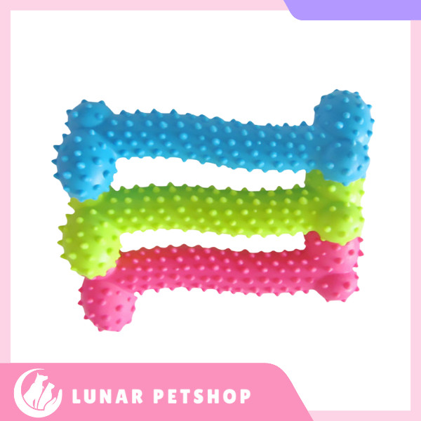 MAINAN ANJING TULANG KARET - MAINAN ANJING GIGIT TULANG - DOG CHEW TOY