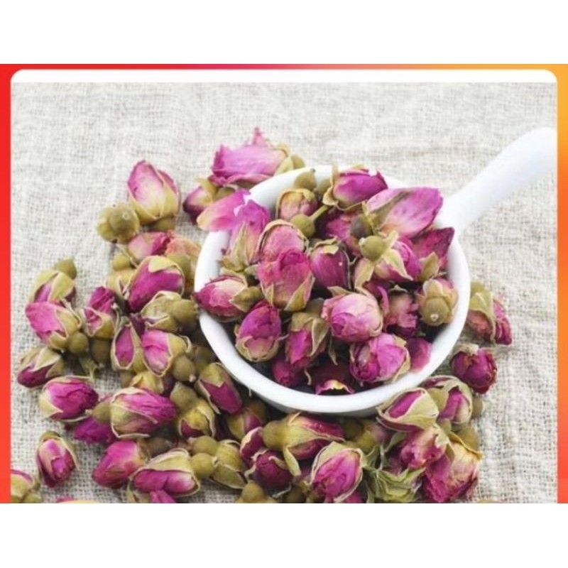 

Dried Red Rosebud Rose bud Flower Tea / Teh Kuncup Bunga Mawar Kering / Teh bunga meiguihua Mei Gui Hua