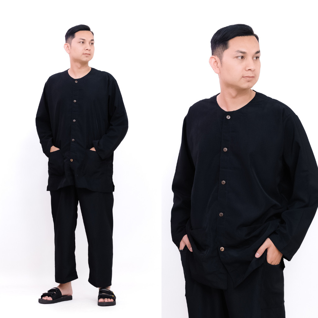 XOPIURTZY Setelan Baju Pangsi Sunda Dewasa  Setelan Pangsi Dewasa Bahan Bestway