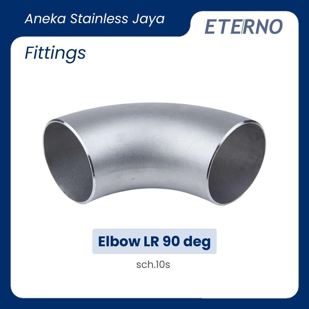ETERNO Elbow LR 90° Sch 10s - Fitting Stainless Steel