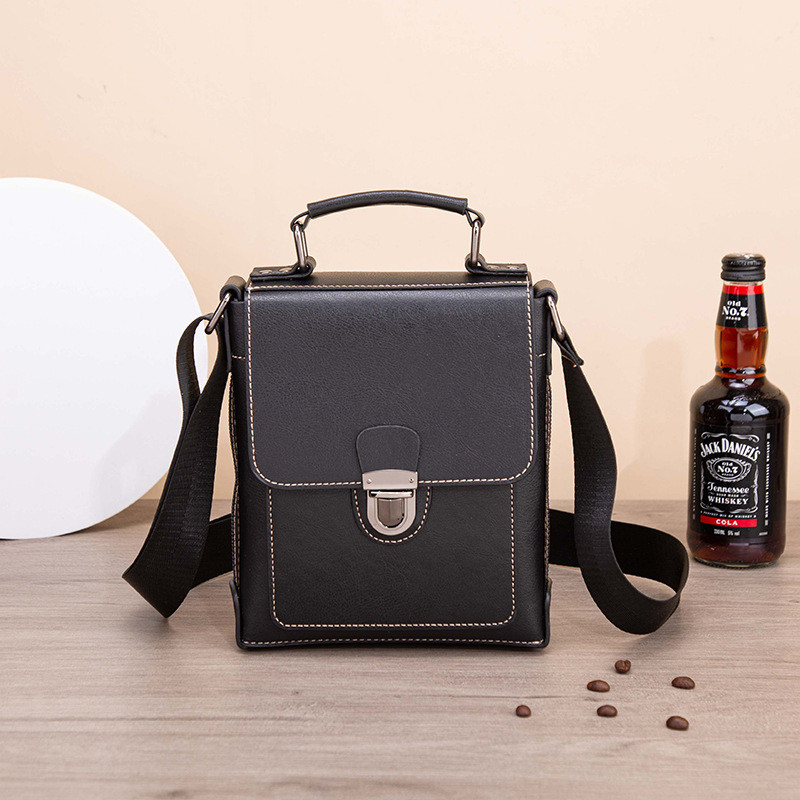 Retro Men Shoulder Bags Fashion Man Crossbody Bags Leather Male Side Bags