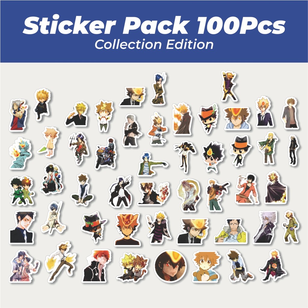 

Hot Stiker Anime Series Reborn Karakter Mix 2 Lucu Anti Air Stikers Berperekat Waterproof Sticker Decal Buat Motor Helm Buku Journal Koper Casing HP Laptop Botol Minum