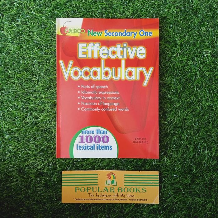 

New Secondary Effective Vocabulary - Secondary 1