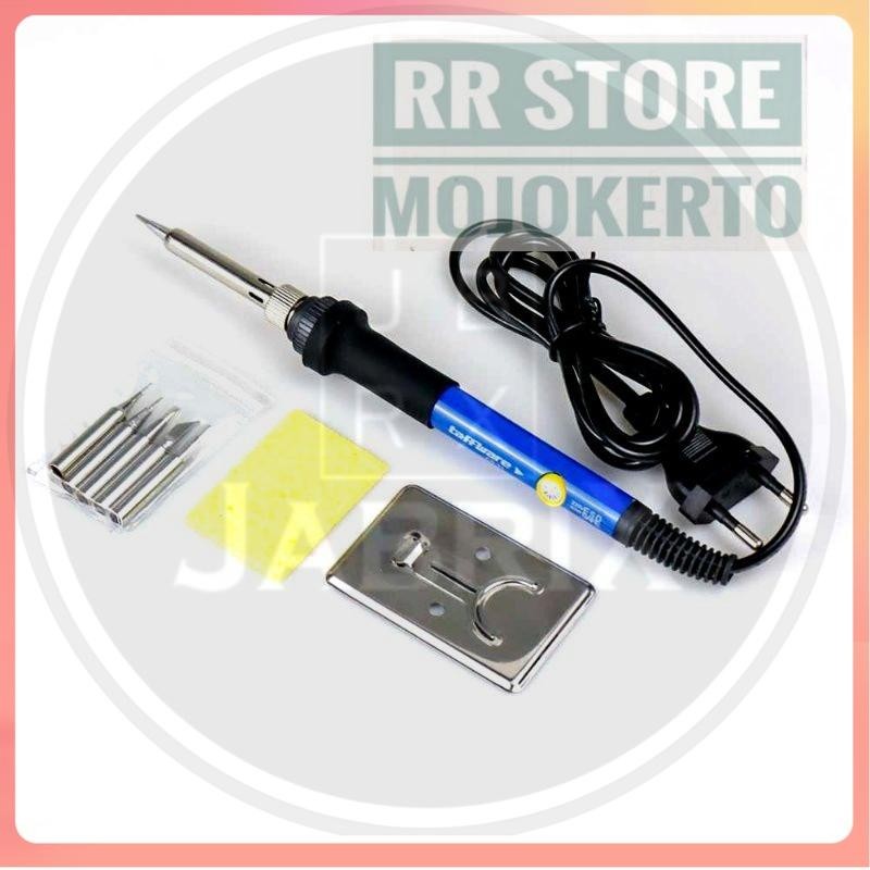 

[ JABRIX ] Solder Iron Adjustable Temperature 60W with 5 Tips - TERMURAH