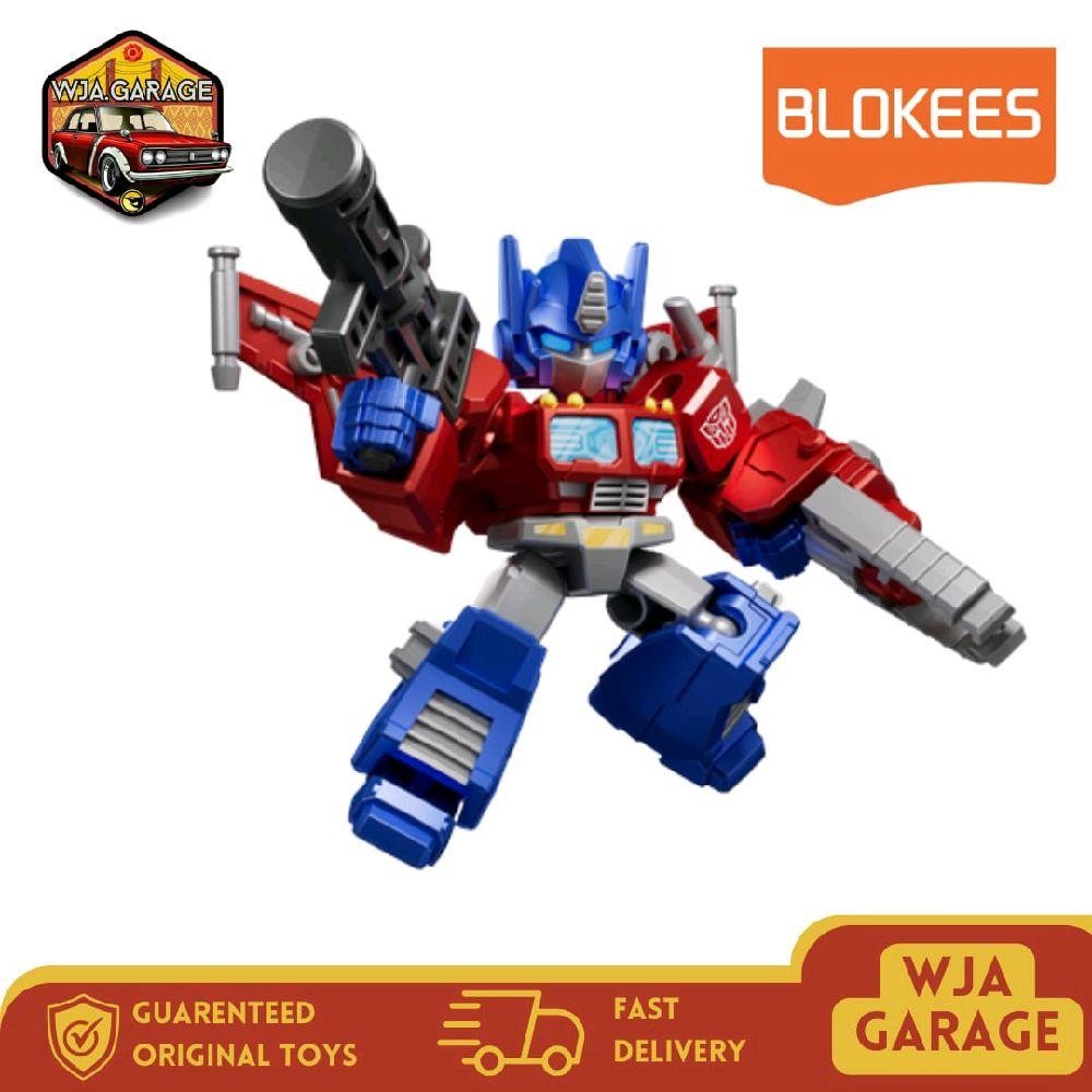 Secret / Super Secret Blokees Figures Transformers Galaxy Version Defender 1 Optimus Prime Megatron 