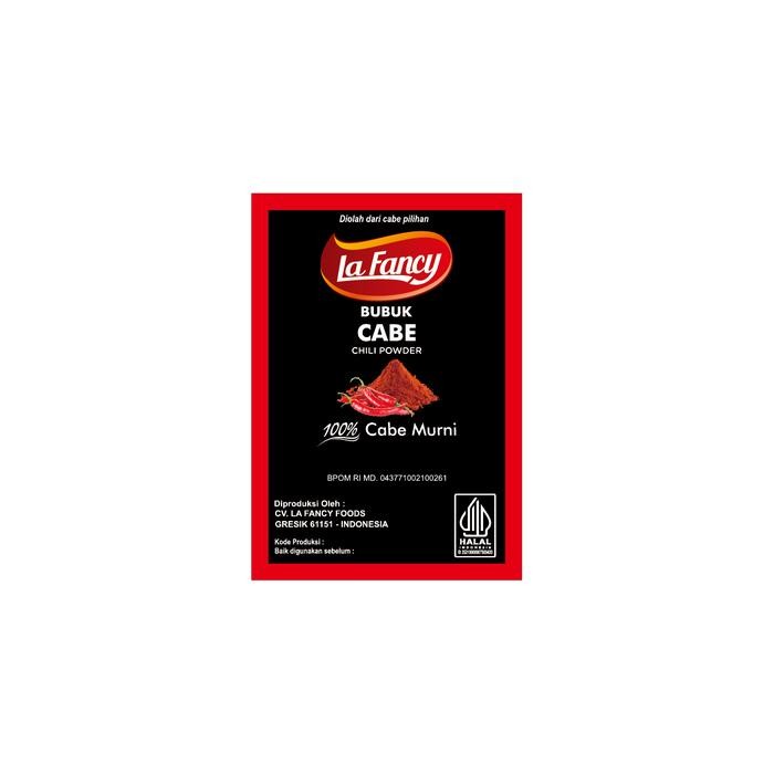 

PROMO! La Fancy Foods Cabe Bubuk 100% Murni - Renteng - Sachet