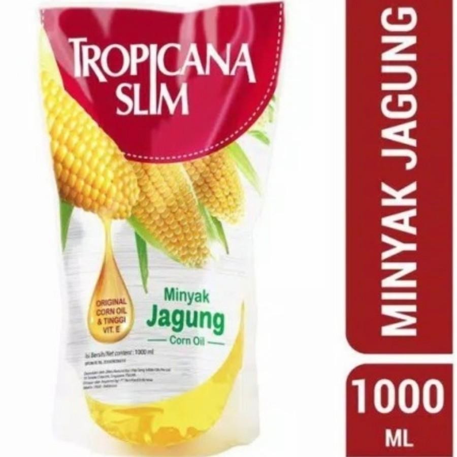 

Tropicana Slim Corn Oil Pouch Refill Minyak Jagung 1000ml
