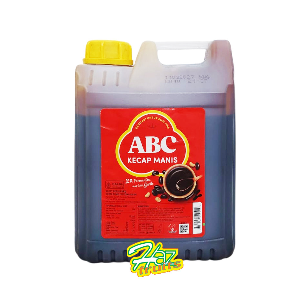 

ABC Kecap Manis Jerigen 6 kg - Sweet Soy Sauce