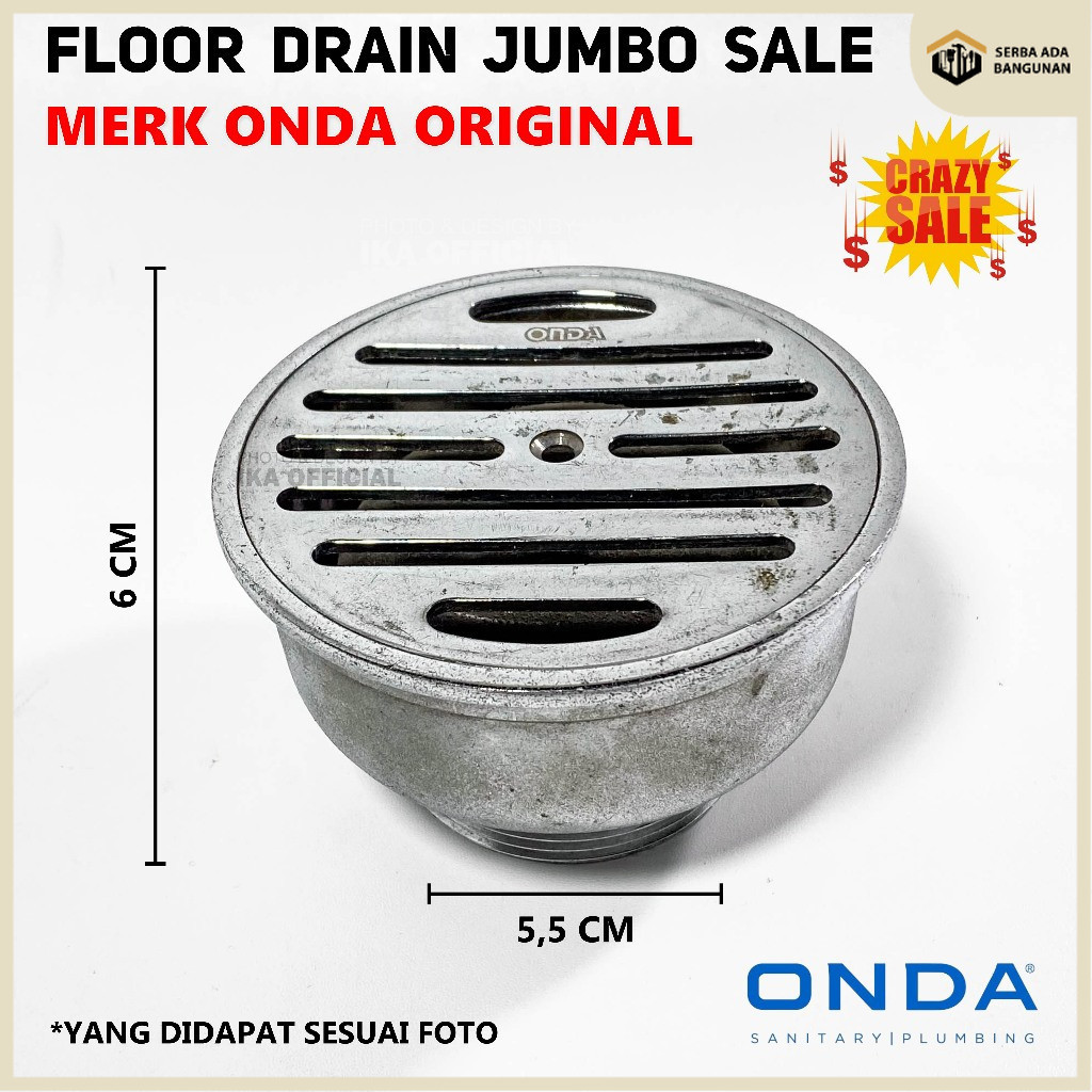 SAB CRAZY SALE Saringan Floor Drain TOTO TERMURAH - High Quality 4,5 " MODEL TOTO / 11,5 cm Saringan