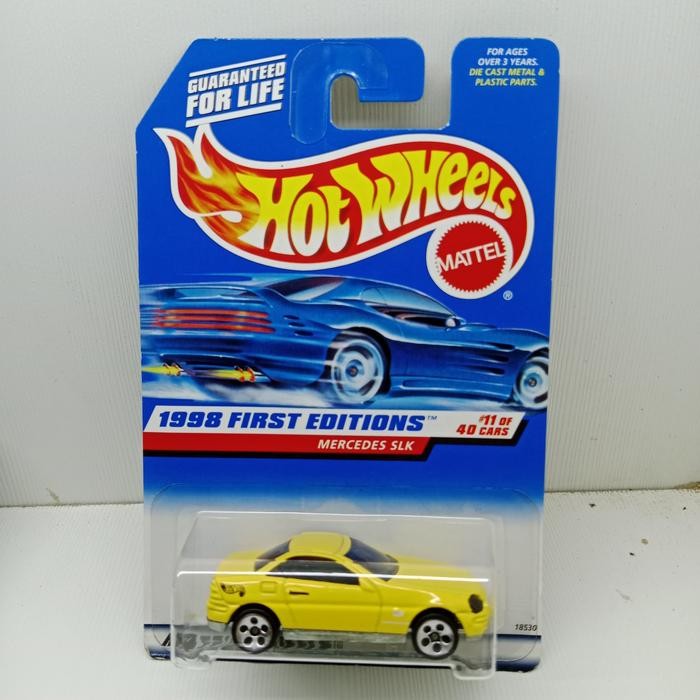 BEST HotWheels    MERCEDES  SLK  YELLOW  AMBC(A)-722 ATS...