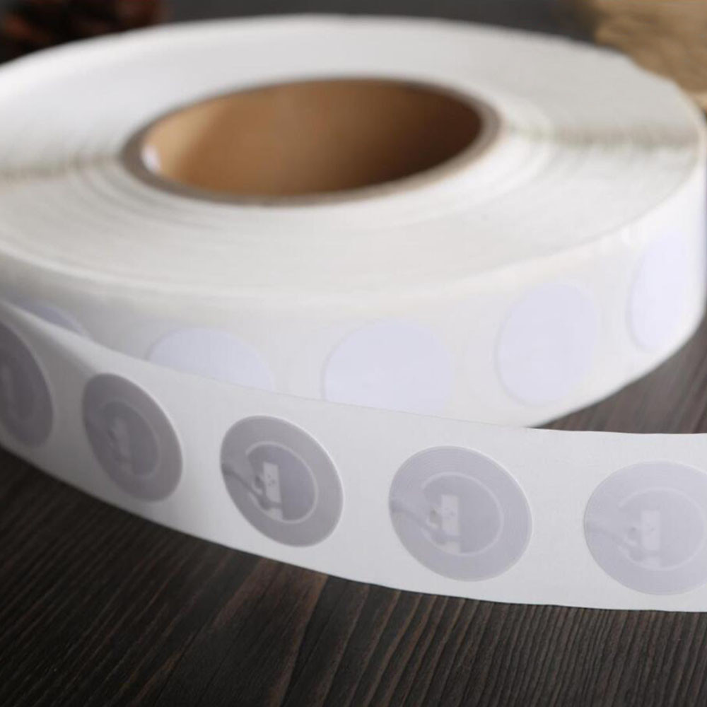 

(100PCS/LOT) 25mm NFC FM1108 1K Tag Stickers Protocol ISO14443A13.56MHz Universal Label RFID Tags
