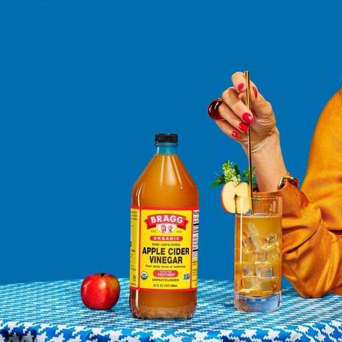 

Bragg Organic Raw Apple Cider Vinegar ACV ( Cuka Apel ) 32 oz / 946 mL original