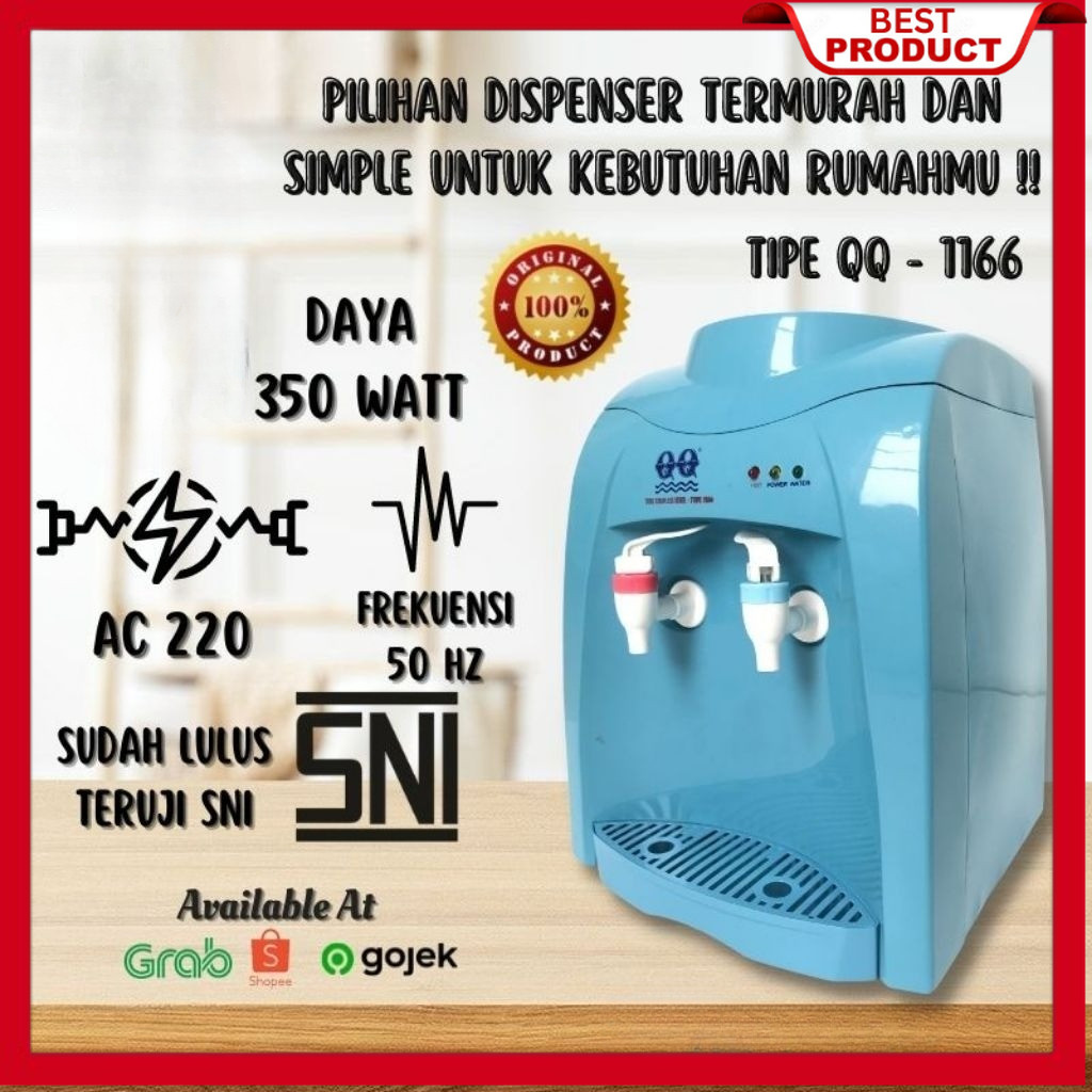 DISPENSER QQ BIRU 1166/DISPENSER MURAH/DISPENSER GALON