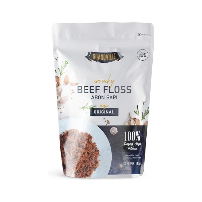 

Grandville Abon Sapi Crunchy 100gr - Abon Ayam dan Ikan - Abon Mpasi Bayi | Abon Anak Non Msg Gluten Free | Abon Cipung - sapi