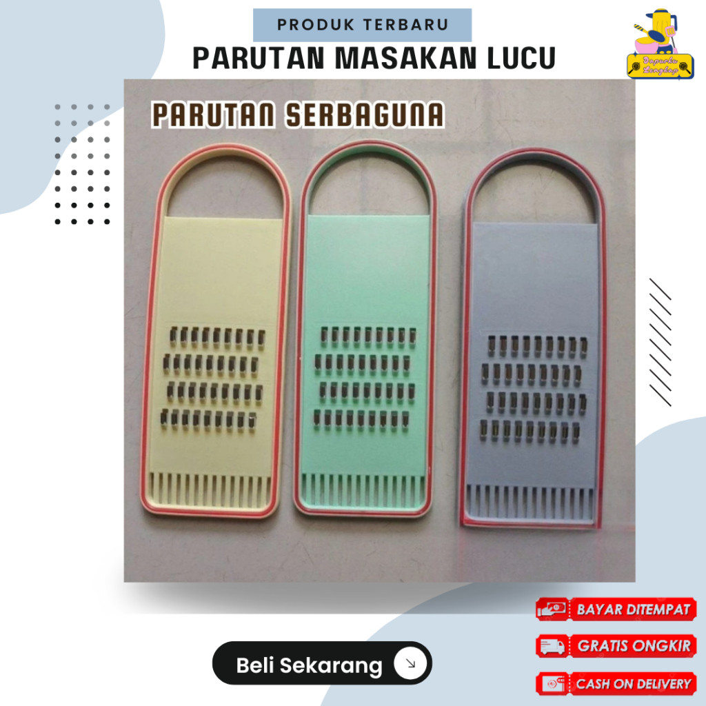 GNTMART Dapurku Lengkap - Parutan Labu Parut Alat Pemotong Buah Sayur Kentang Wortel