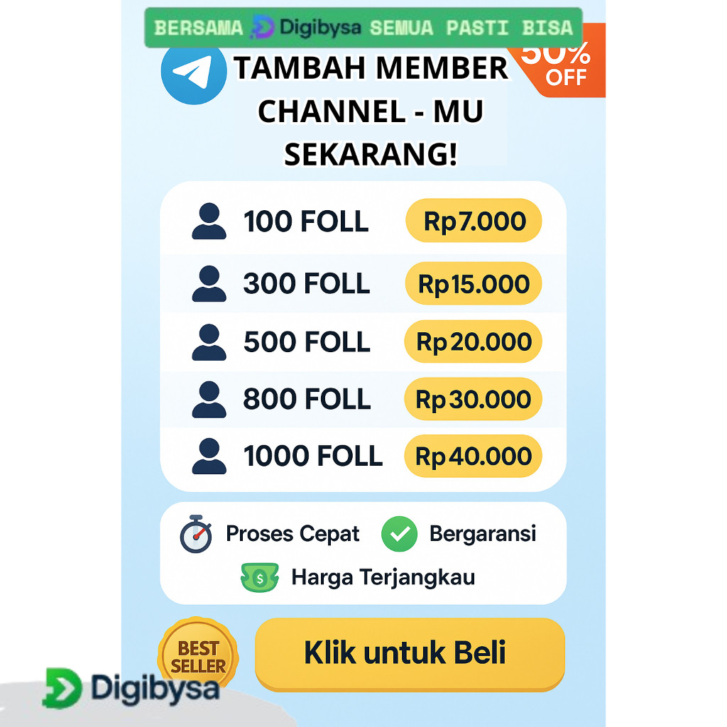 MEMBER TELEGRAM PROMO REAL ANTI DROP PERMANEN PROSES CEPAT MURAH BERGARANSI PENGIKUT GROUP CHANNEL