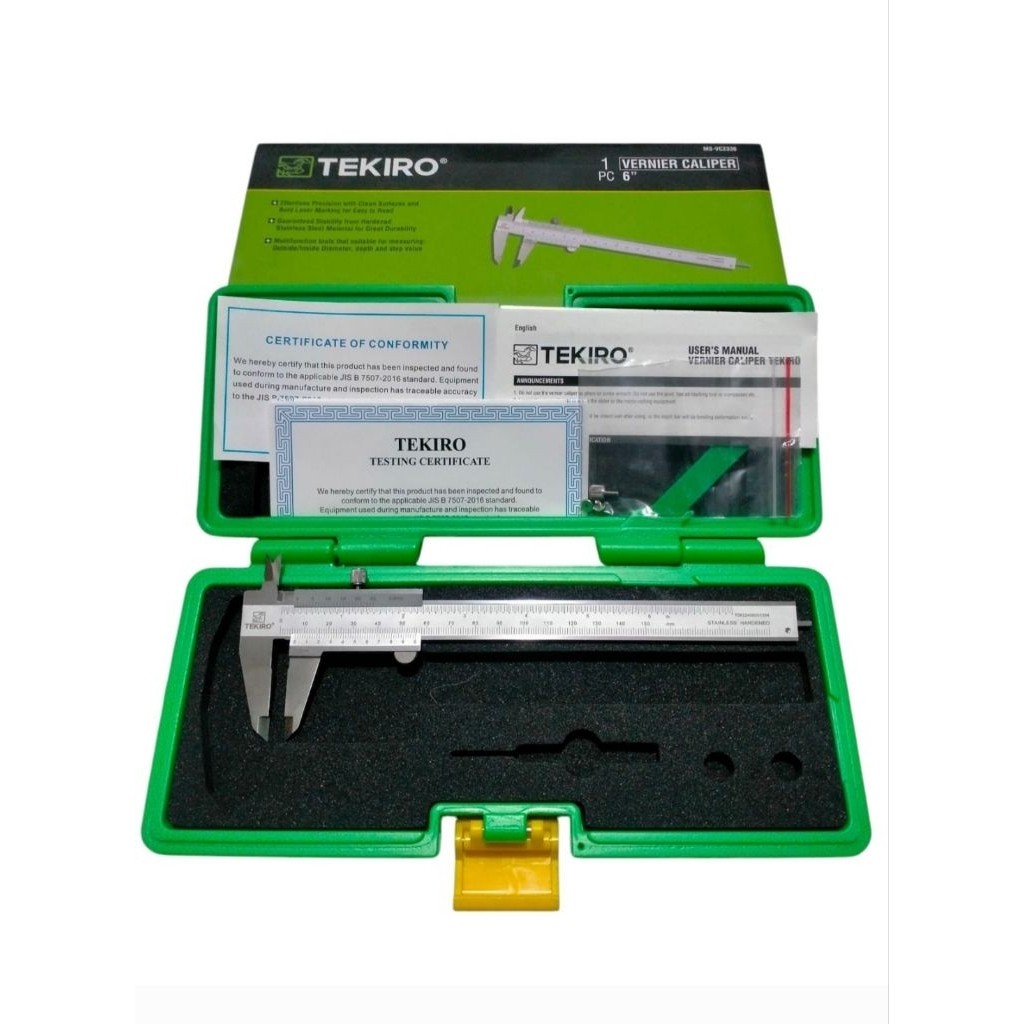 TEKIRO ORIGINAL SIGMAT 6"/VERNIER CALIPER MANUAL