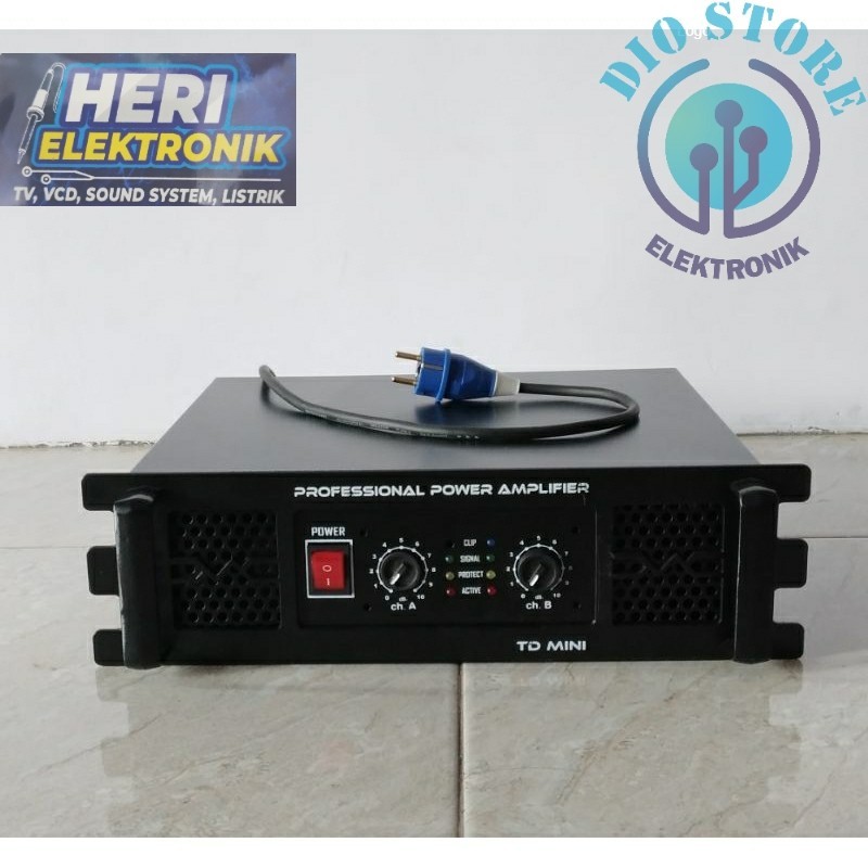 Box Power Ampli TD MINI Plus Acesoris
