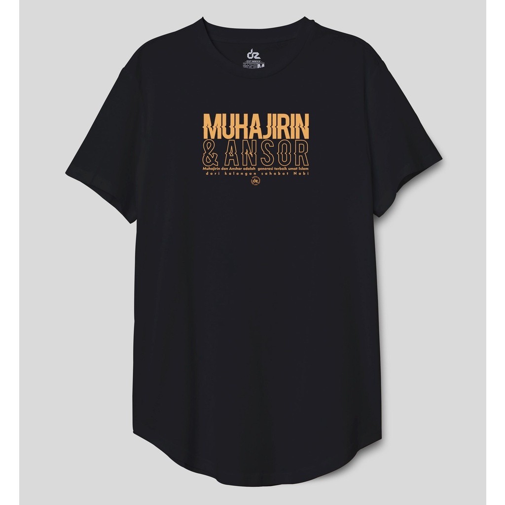 Baju Kaos Kurta Pria distro katun combed 30s kode MUHAJIRIN & ANSOR