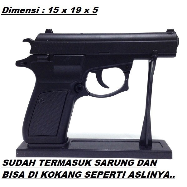 Gratis Ongkir  korek api model pistol z83 full besi bisa di kokang seperti asli.
