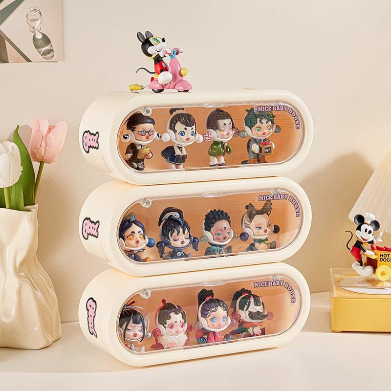 Rak Display Mainan Box Pajangan Box Gantung Rak Pajangan Rak Penyimpanan Mainan Acrylic Plastic