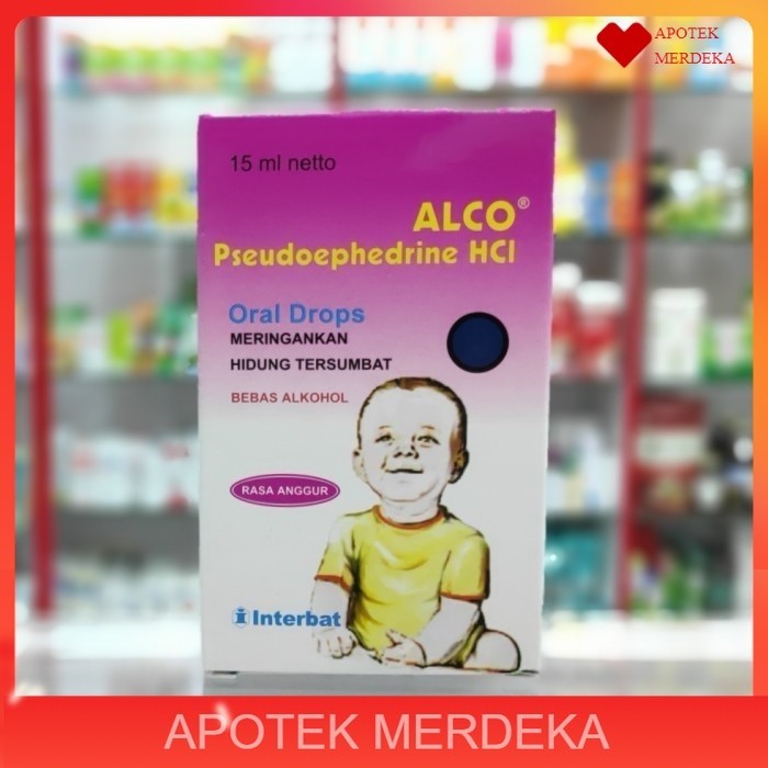 Alco Drop / Obat Pilek Flu Bayi / Alco Drop 15ml