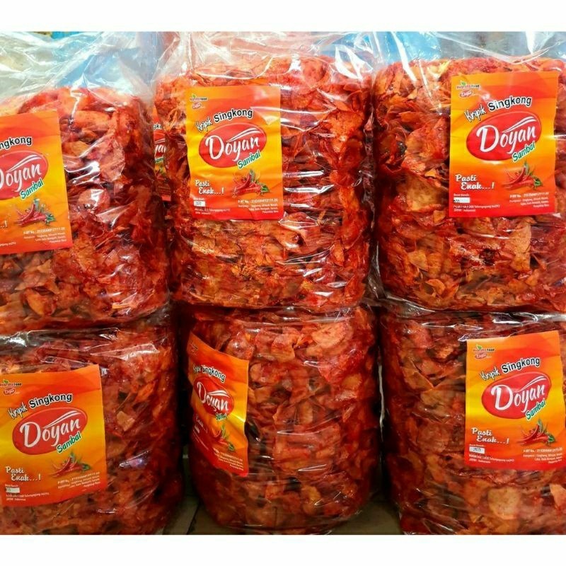 

TERMURAH- KERIPIK SINGKONG BALADO BASAH 1 KG