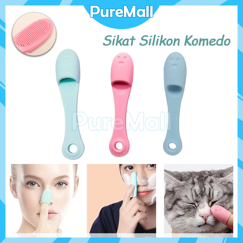 Sikat Pembersih Komedo Stick / Sikat Pembersih Komedo Silikon / Sikat Silikon Komedo