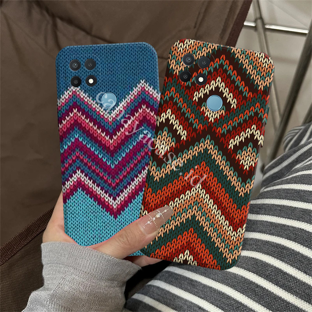 Oppo A15 A15s  Silicone - Motif R4jut - Bumper - Case Lentur - Prokamera - Pelindung