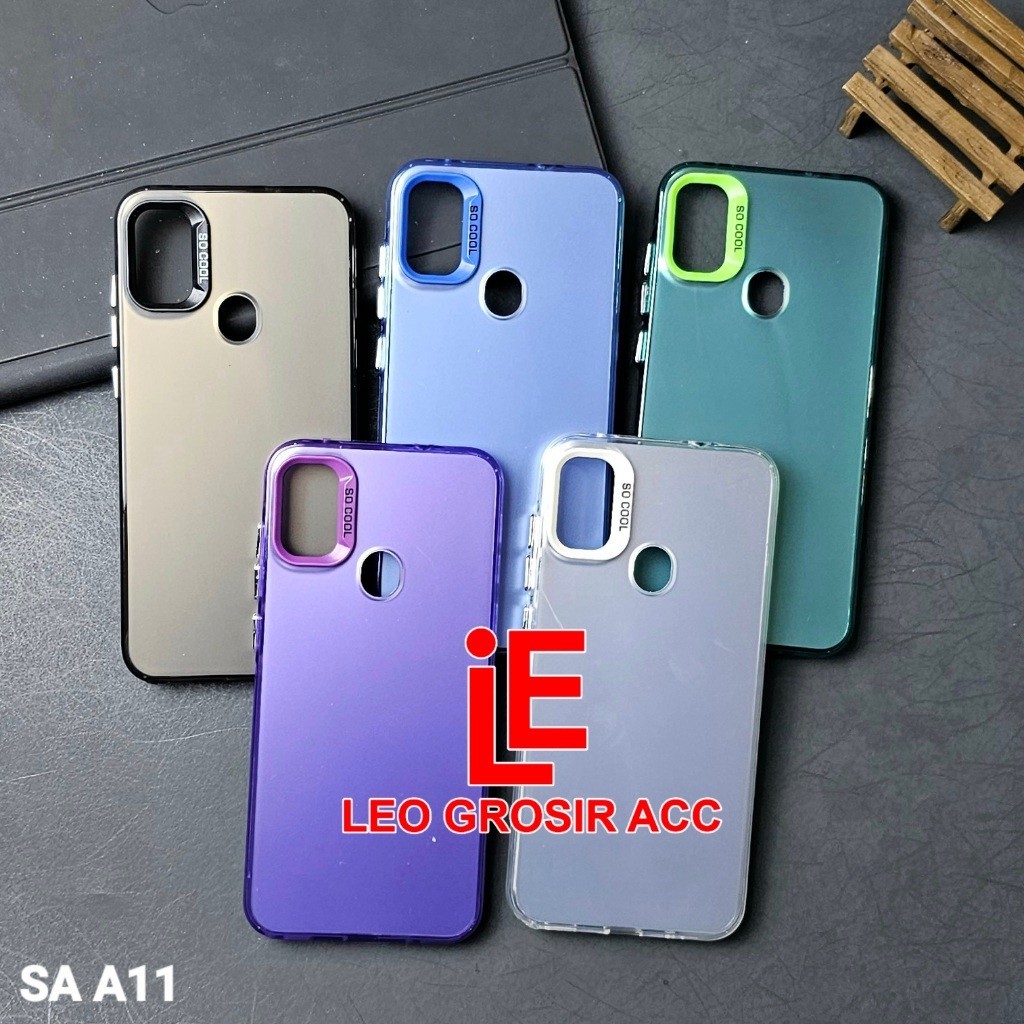 SAMSUNG A11  CASE SOCOOL CASING IMD HYBRID PLATE HOLOGRAM SAMSUNG A11