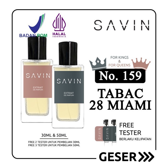 SAVIN PARFUM No. 159 - Tabac 28 Miami - 30ML, PRIA