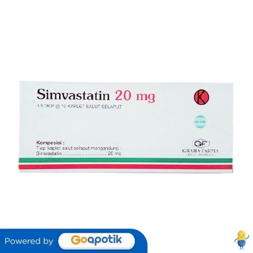 Simvastatin Graha 20 Mg Box 30 Kaplet