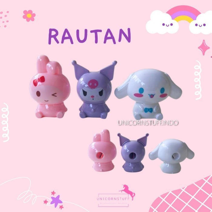 

Rautan Pensil Sanrio Kuromi Cinnamoroll Lucu Anak Sekolah Alat Tulis Unik Cewek Kado